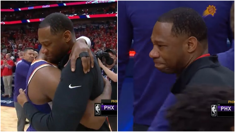 NBA / 【影片】鵜鶘主帥淚灑賽場！與保羅擁抱致意，名嘴：他將是NBA下一個偉大的教練！