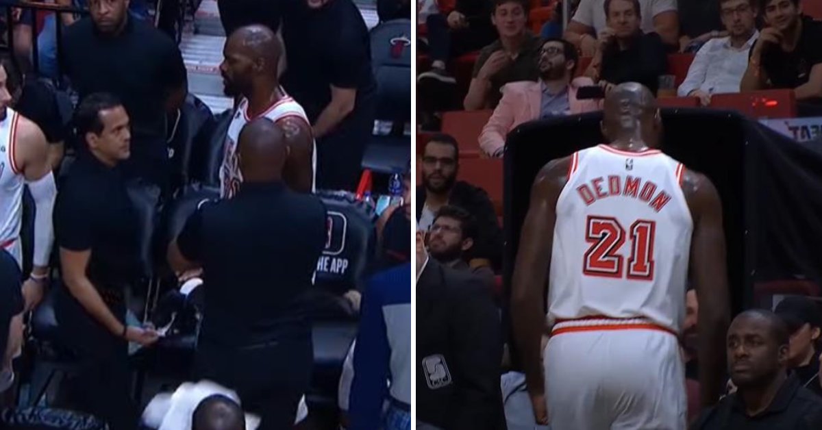 NBA / 【影片】熱火爆發內鬨！戴德蒙情緒失控，怒吼自家教練！還往球場扔東西