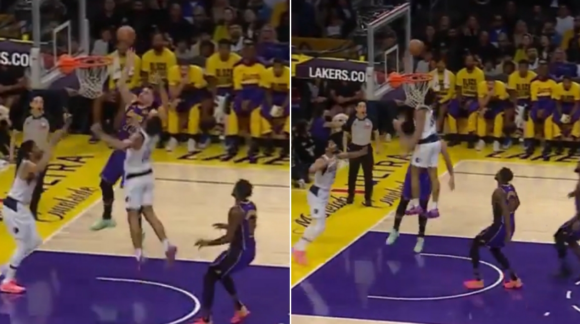 NBA / 【影片】我不是添頭！克里斯提高速追身火鍋東契奇，爭得球權保持懸念！