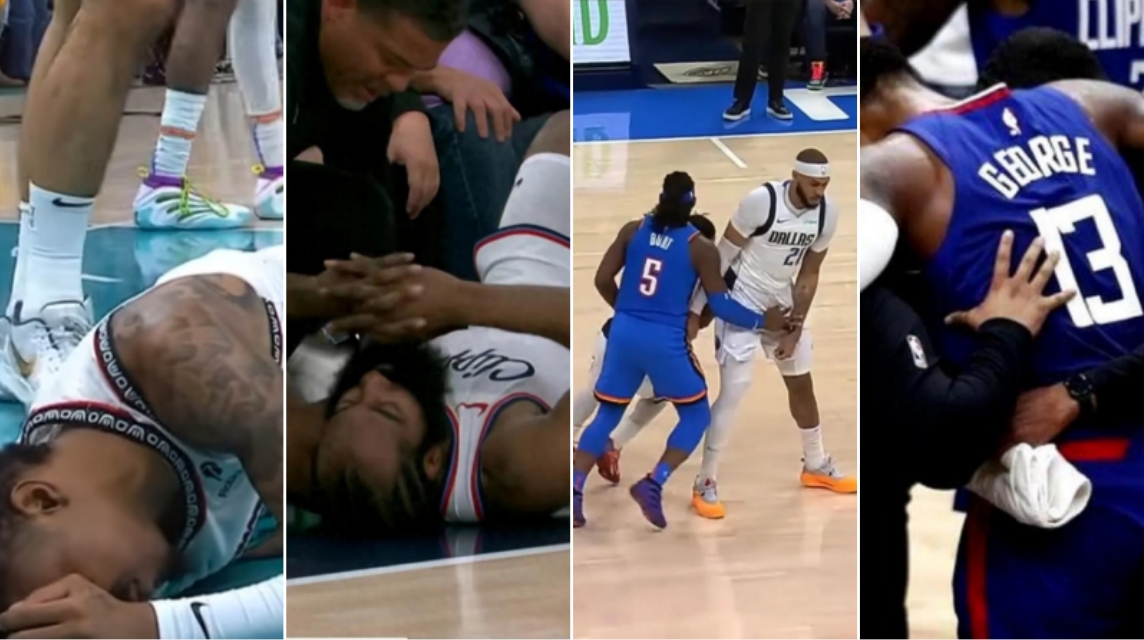 NBA / 是個「慣犯」？多特撞飛莫蘭特，曾頂翻哈登，重傷喬治並多次掏襠！